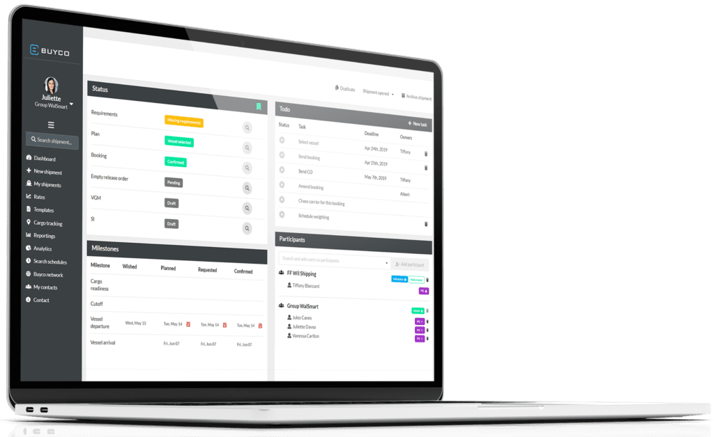 easily-share-information Collaborate effectively with a shipping management system