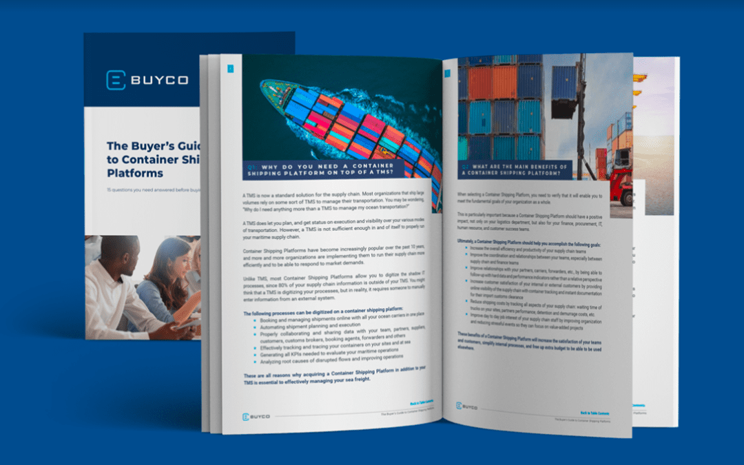 The Buyer’s Guide to Container Shipping Platforms