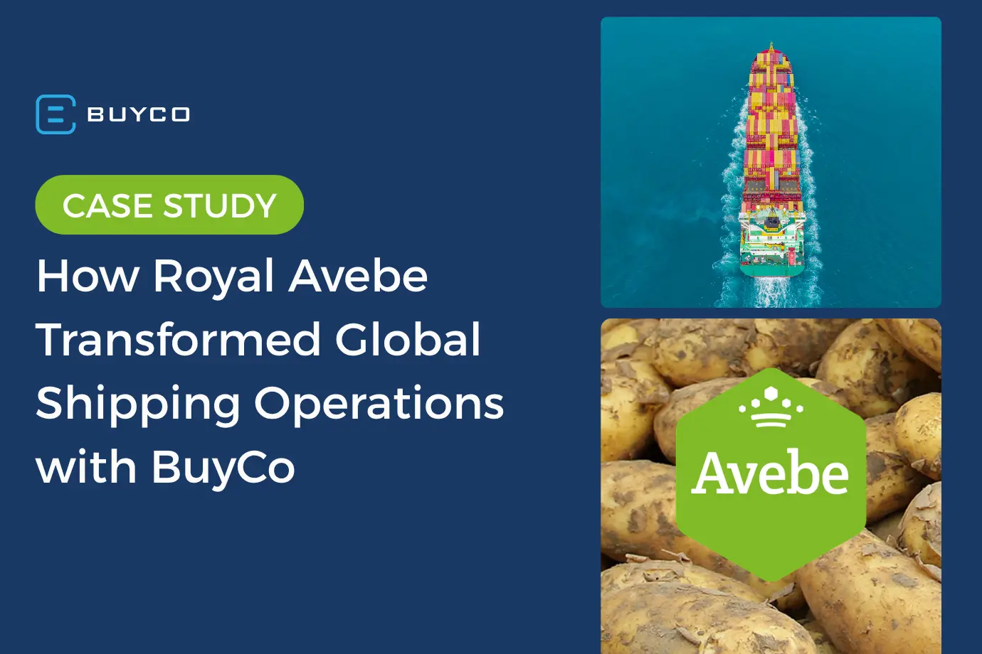 Royal Avebe and BuyCo: Transforming Global Shipping Operations